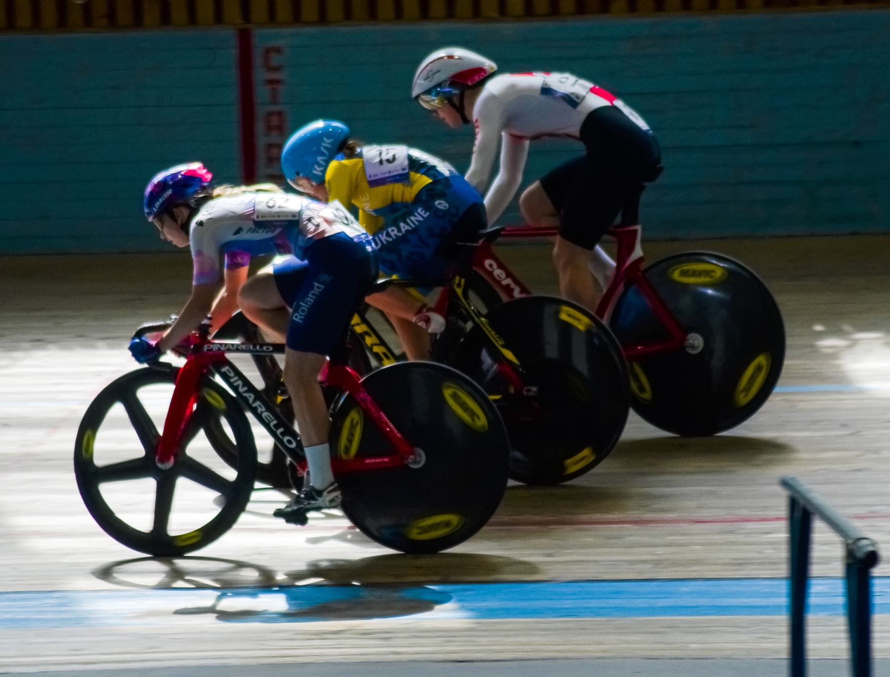Kateryna Velychko track racing